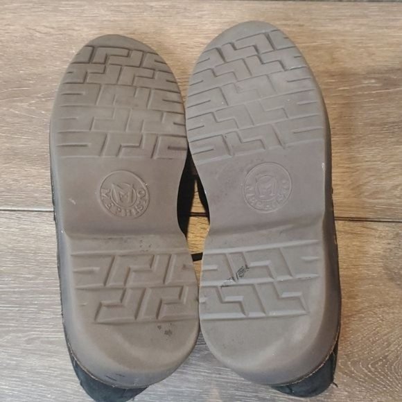 Mephisto Sherpas Mens 8.5 Black Nubuck Leather Wingtip Derby Shoe Made In France - Picture 8 of 8